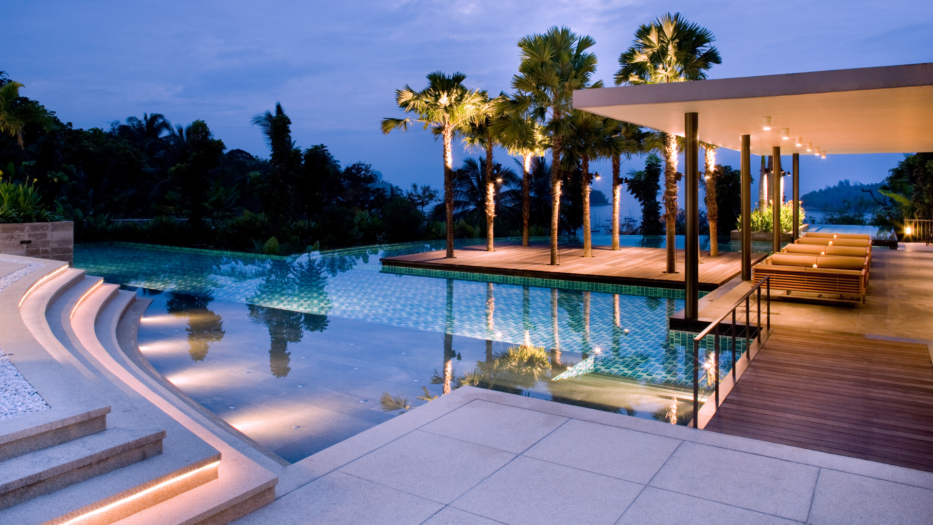 Stunning pool and beautifully designed backyard